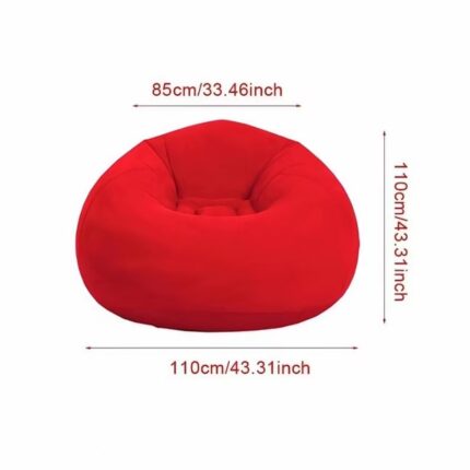 Lazy Inflatable Sofa Chairs Thickened PVC Lounger Seat Tatami Bean Bag Sofas for Living Room