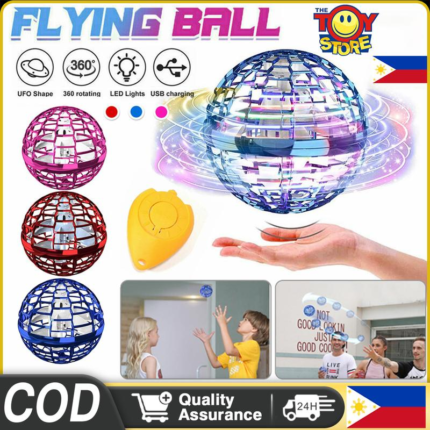 Flying Ball Flying Spinner Rotating Magic Drone Flying Boomerang Balls Hand Controlled Operated Fly UFO Fidget Toys for Kids