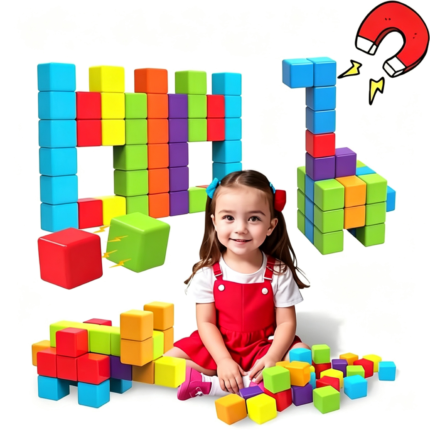 32pcs Building Blocks Toys Early Educational Toys For Kids Toddlers Boys Girls Gifts