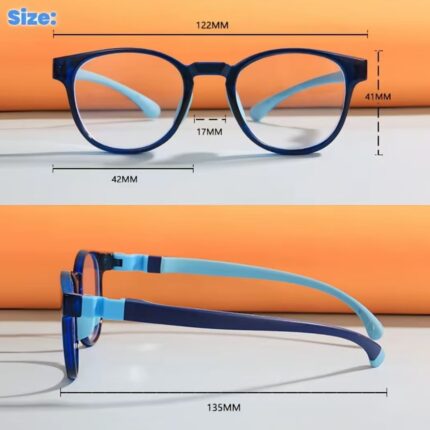 Kids 3in1 Photochromic Anti Radiation TR90 Frame Blue Light Protection Children's Glasses Gaming Eyewear-101S