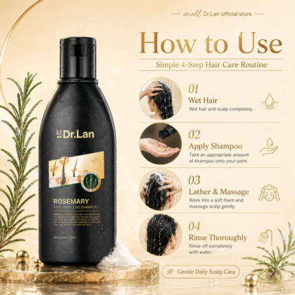 Rosemary shampoo Anti hair loss | Natural plant extract | Fresh smooth hair | Nourshing repairing | Fluffy hair | Smooth elegant | Strong hair roots | For both men or women Conditioner Haircare Nourishing