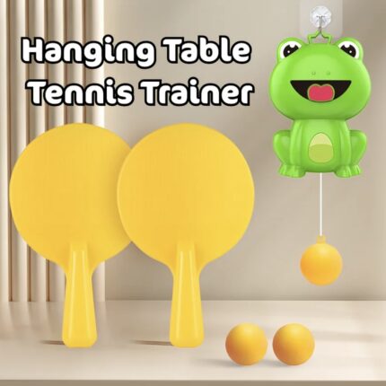 Hanging Table Tennis Trainer for Kids Children's Toy Indoor Parent-Child Interaction Hand-Eye Coordination Exercise Educational Toy for Toddles Corrects Vision and Attention Touch High Fitness Children's Birthday Gift Christmas Gift