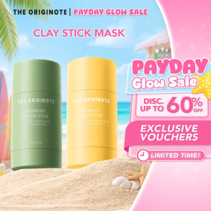 The Originote Clay Stick Mask Hyalu-C/Mugwort B3 - Brightening Rejuvinating Clean and Clear