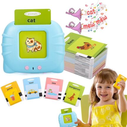 Early Education Pronunciation Speaking Learning Card Machine Portable Educational Toys Best Birthday Gift for Kids cardreader toymachine