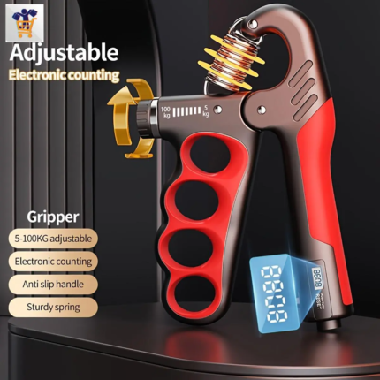 R-Shaped Hand Grip Gripper Wrist Strength Adjustable Hand Grip Strengthener 5kg-100kg Muscle training