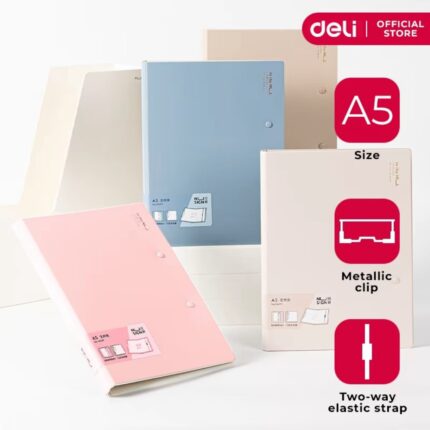 Deli A5 Foldable Student Folder Portable Clipboard NS177