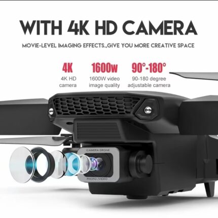 E88 Pro Chargeable Drone 4K Camera HD WIFI Remote Control Drone Level Aerial Photograp RC Quadcopter Accessories Charging Fpv