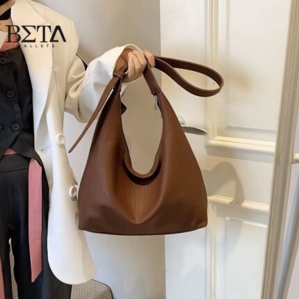 BETA Shoulder Sling Bags For Woman Women Soft Leather Shoulder Bag Large Crossbody Office Bags For Woman