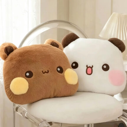 Fluffy Panda Bubu Plush Doll Collection Soft Stuffed Animals Doll Toy Novelty Cartoon Bubu and Dudu Plush Toy Kids Birthday Christmas