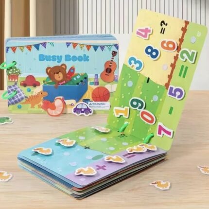 Four Groundhogs 14Themes Quiet Busy Book Baby Montessori Material Toys Sticker Busy Board Matching Games Early Educational Learning Toys For Toddler