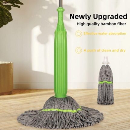 MULTI FUNCTION Twist Microfiber Mop Floor Mop Indoor Hand wash free Quick Dry Mop
