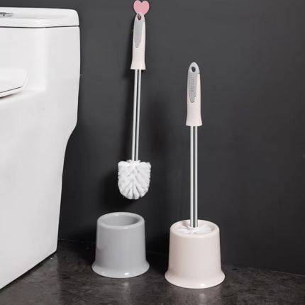 New Type High Quality Strong Bristles Toilet Brush for Christmas Gift Cleaning Stainless Steel Cleaner Wall durable disposable