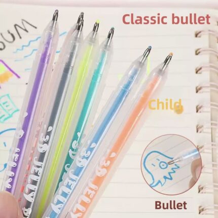 3D gel pen for journaling, juice ink pen for students, drawing and marking pen for children