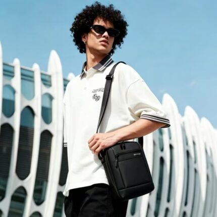 Large Capacity Waterproof Sling Bag | Fits iPad | Lightweight Crossbody Bag for School, Daily & Travel Use (Unisex)