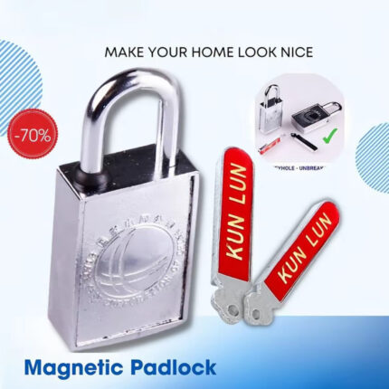 Magnetic Padlock Anti-theft Technology Anti-rust Lock Amazingland Without Keyhole Lock