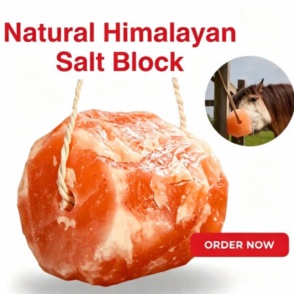 Natural Himalayan Salt Lick for Livestock - Mineral Block for Cattle, Sheep, Goats, and Horses