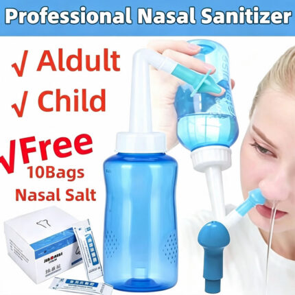 Nasal Wash Neti Pot Nose Sinus Wash Cleaner With Physiological Wash Salt