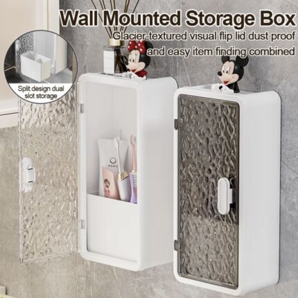 New Wall-Mounted Toothbrush and Spoon Holder Storage Box, High-Quality Home Spoon Holder, Kitchen and Bathroom Organizer, Drainage Rack for Spoons, Spoons, and Toothbrushes