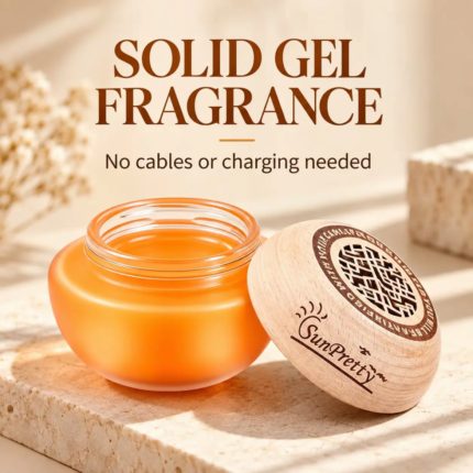 Car Air Freshener Solid Gel Perfume I LongLasting Up to 90 Days I No-Spill Car DiffuserDecor I6 Fresh Scents I Car AccessoriesInterior