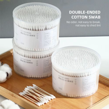 Double Headed Cotton SwabsDisposable Canned Cotton Swabs MakeupLipstick Cotton Medical Cleaning Ear Wax