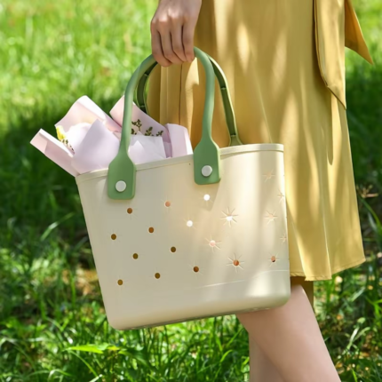 Handheld storage basket Used forshopping, beach washing, picnicking,carrying bags, traveling